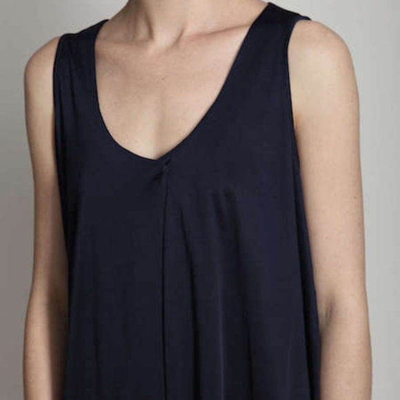 Jil Sander Convertible Neckline Navy Dress - Picture 3 of 8